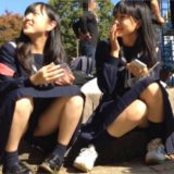 【Pcolle】JK座りパンチラの頂点”vol.166”