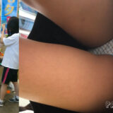 【PALPIS】小麦色の童顔女子にダブルカメラ炸裂で格子柄パンツ？www