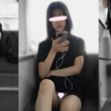 【Pcolle】超美人JDが電車で対面に座った時、カメラがあれば撮れる光景…！