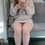 【Pcolle】綺麗なお姉さんは好きですか？ニットワンピでパン線丸見えな美人お姉さん