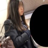 【Pcolle】スタイル抜群の長身ＪＫを並走で！