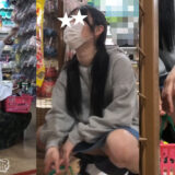 【PALPIS】お友達２人組のパンチラ中身をパシャリ！ドット柄とチェック柄を両方いただき！