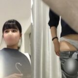 【HONEYsPOT】美人JDちゃん達がパンチラ披露、3人の試着室！